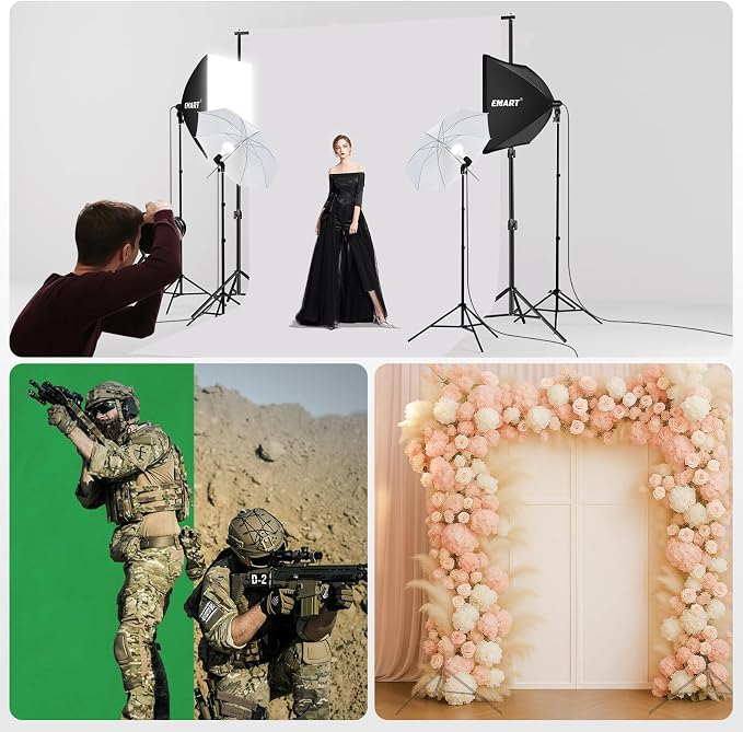 EMART 10 x 10 ft Heavy Duty Backdrop Support System, Professional Photography - Image 7