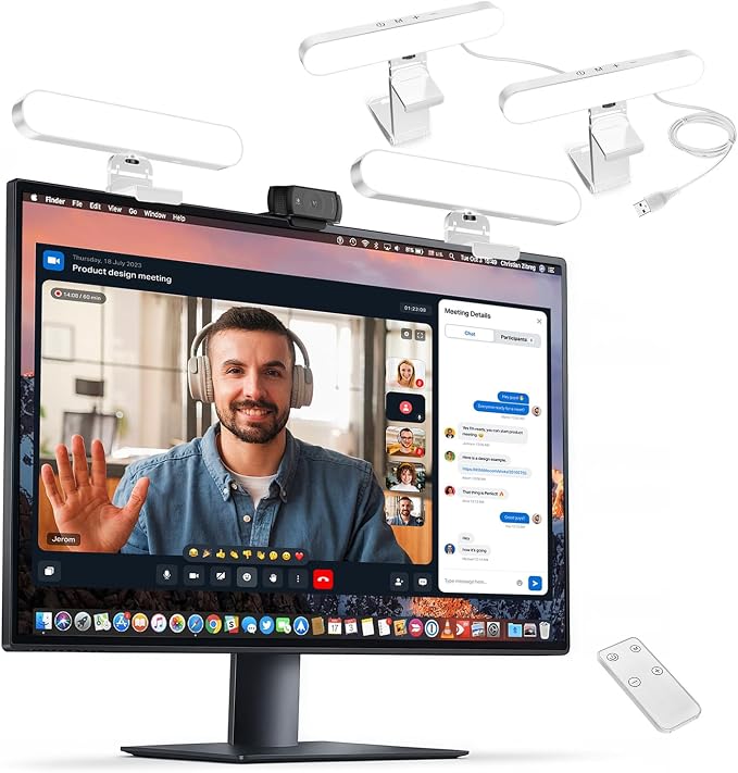 yAyusi Dual-lamp Video Conference Lighting, LED Streaming Light by yAyusiPortableSelfieStand