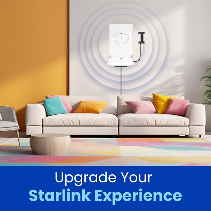 2 in1 Wall Mounting Kit for StarLink Mesh WiFi Router V2, Including Wall - Image 6
