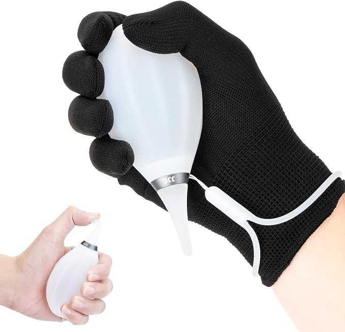 Soft Tip Silicone Camera Dust Blower Lens Air Blower, Camera Lens Cleaner Air by JJC