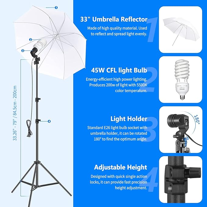 NEEWER Photography Lighting kit - Image 4