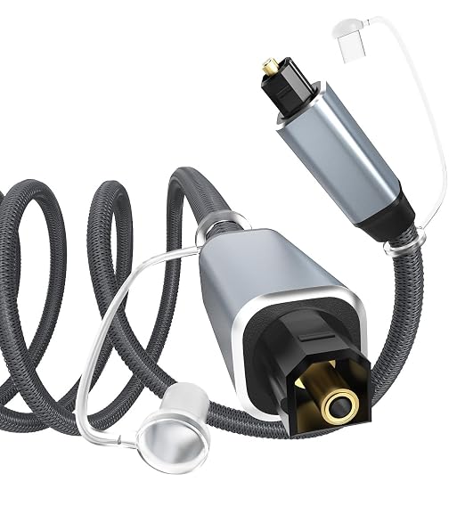 10FT-Toslink Optical Audio Cable Compatible by Yaekea