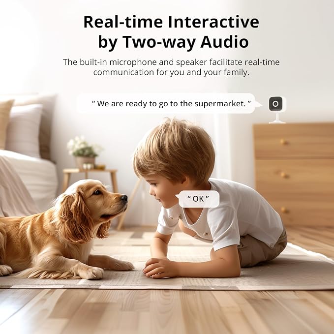 SONOFF Smart Security Camera, CAM-S2 Indoor HD Dog-Camera, Motion Detection - Image 7