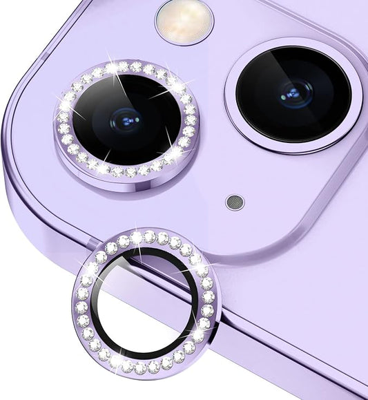 for iPhone 14 / iPhone 14 Plus Camera Lens Protector Bling, 9H Hardness by Xfilm