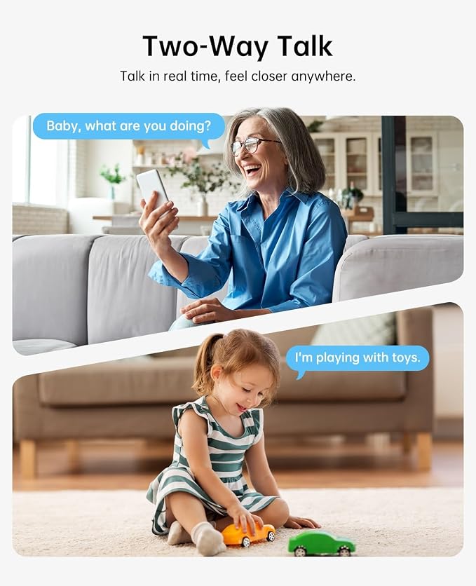 Indoor WiFi Camera, Plug-in Security Camera - Image 7