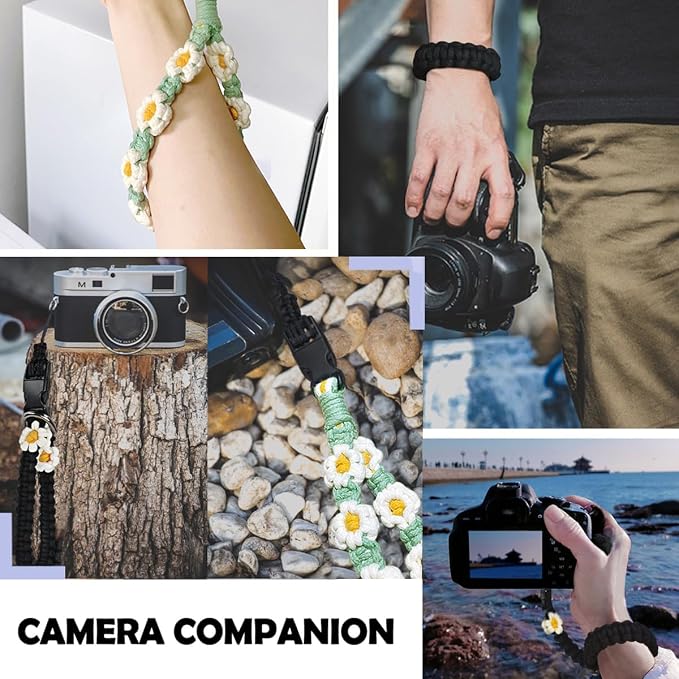 VICHUNHO Camera Wrist Strap, Secure & Adjustable DSLR Camera Hand Strap - Image 4