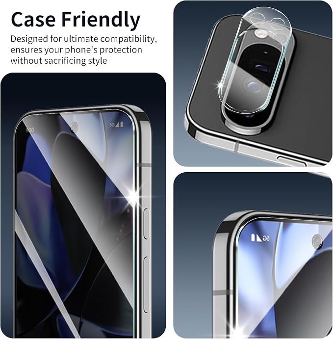 3+3+1-Pack, Privacy Screen Protector and Camera Lens Protector - Image 8