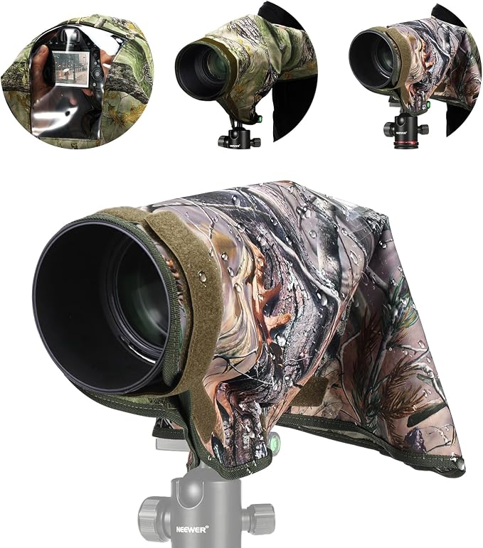 NEEWER Camera Rain Cover, M Medium Size Waterproof Raincoat Cover Sleeve by Neewer