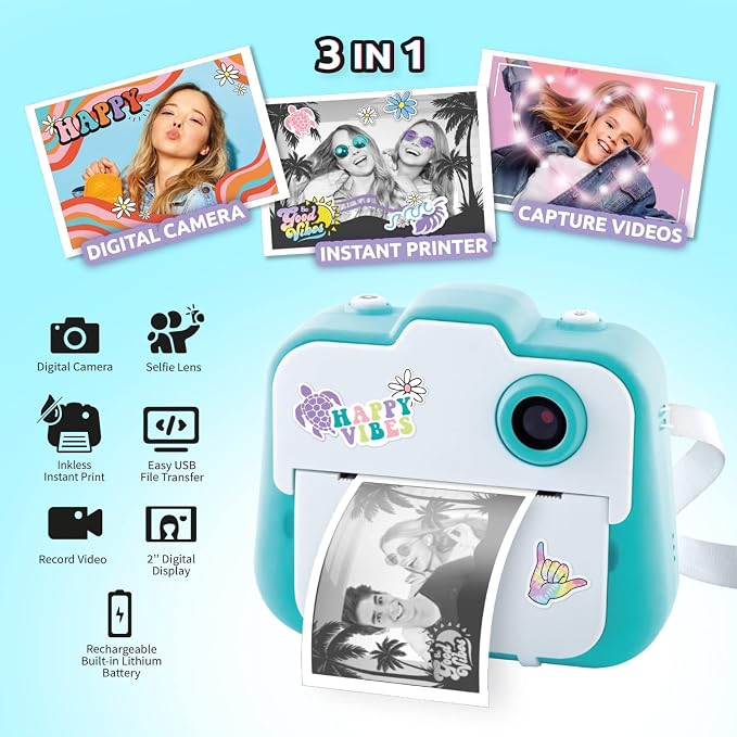 Canal Toys Photo Creator Instant Print Camera – Photo, Selfie and Video – - Image 8