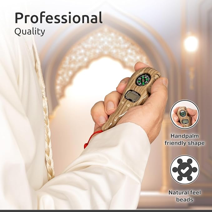 Digital Finger Tasbih with Compass & Night Light - Image 5