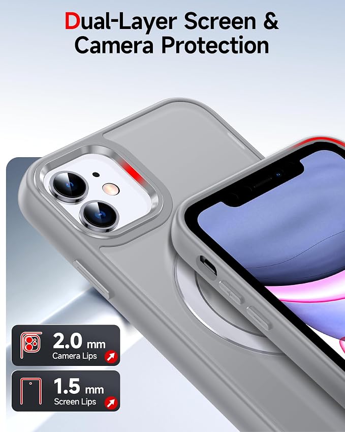 LeYi for iPhone-11 Case Gray, - Image 4