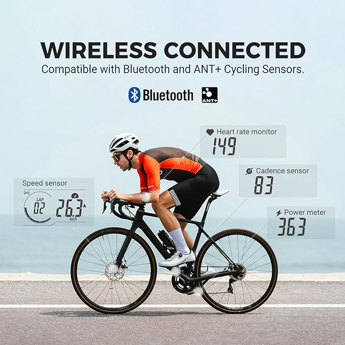 COOSPO CS300 GPS Bike Computer, Wireless Cycling Computer - Image 3