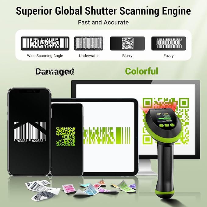 Tera Barcode Scanner Wireless 2D QR - Image 4