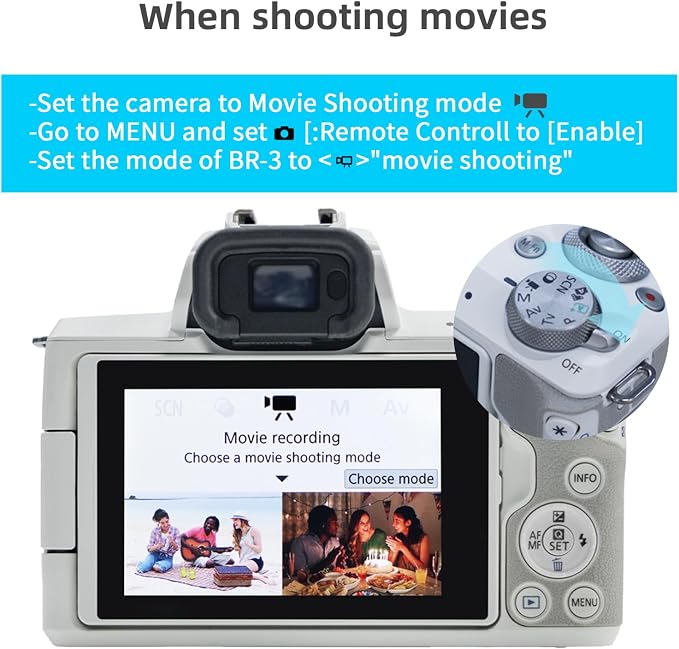 for Canon Rechargeable Wireless Shutter Release, Camera Remote Control - Image 6