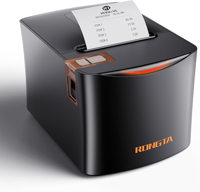 Rongta Thermal Receipt Printer, 80mm High-Speed POS Printer by RONGTA