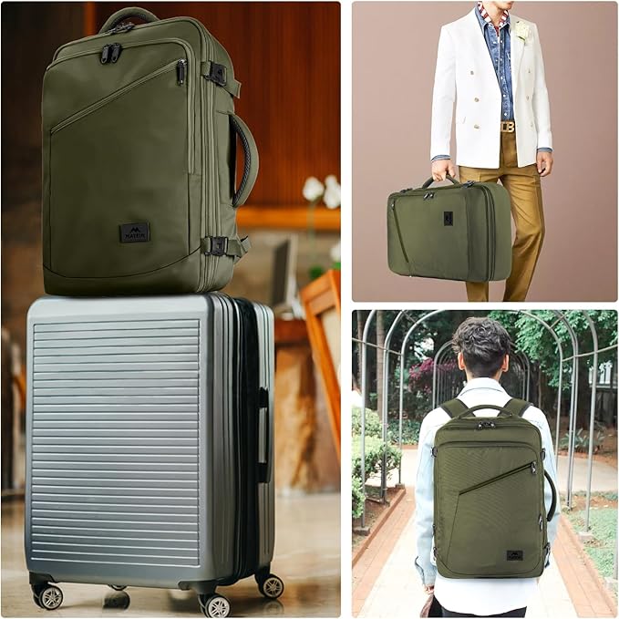 MATEIN Mens Backpack for Travel, Extra Large Expandable Carry on Backpack - Image 2
