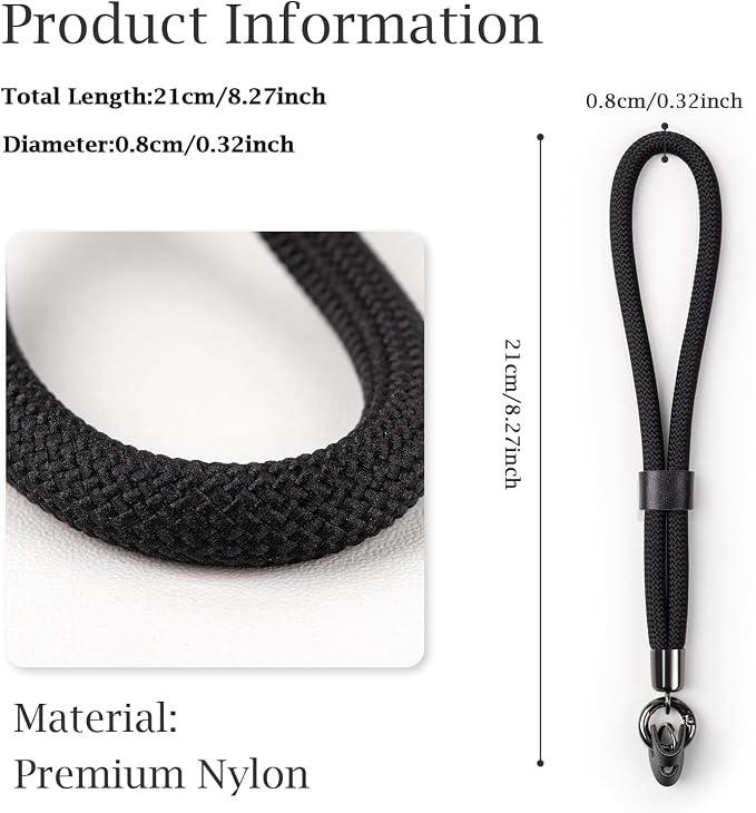 VOVMOEYA Camera Wrist Strap Rope, Camera Hand Strap Compatible - Image 2