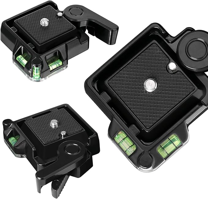 Konsait Camera Camcorder Tripod Monopod Ball Head QR-40 Quick Release Plate - Image 6