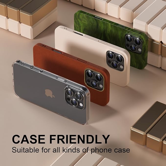 Misea Compatible for iPhone 16 Pro/iPhone 16 Pro Max Camera Lens Protector - Image 5