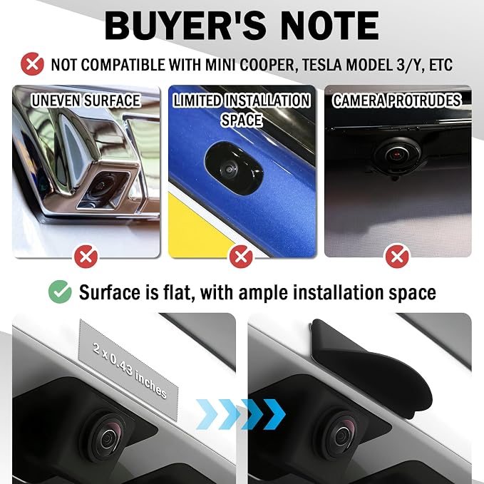 Backup Camera Rain Shield, Upgraded Backup Camera - Image 5