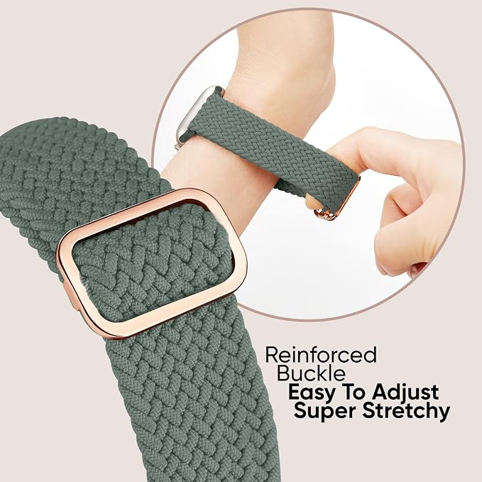 6 Pack Braided Stretchy Bands Compatible - Image 5