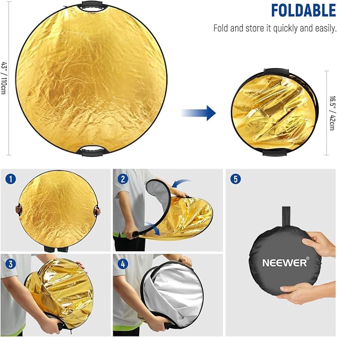 NEEWER 43"/110cm Light Reflector - Image 8