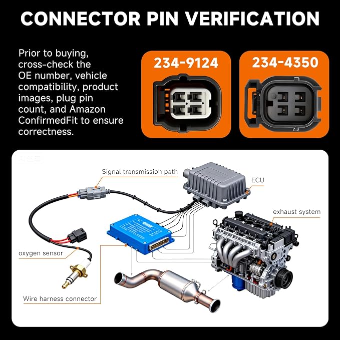 Upstream & Downstream O2 Sensor Set | Direct Replacement - Image 4