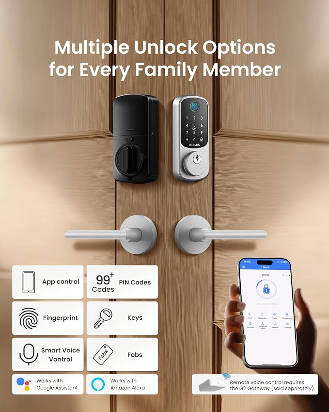 DESLOC B200 Fingerprint Smart Lock - Image 3