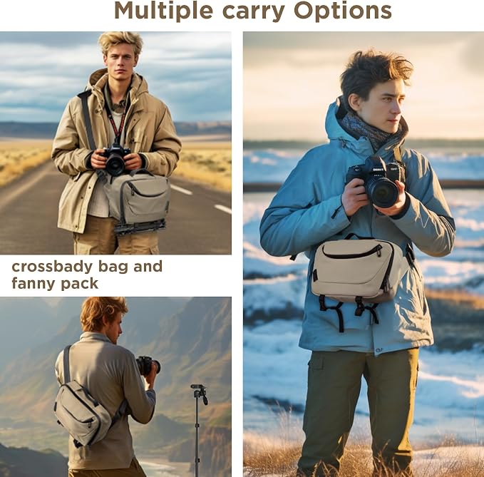 TAAOKA Camera Sling Bag, Waterproof Camera Case - Image 6