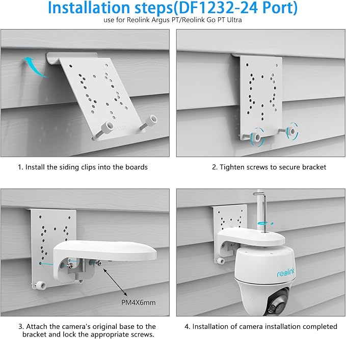 Universal Security Camera Vinyl Siding Mount Kit - Image 7