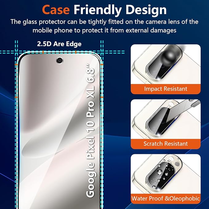 Glass Screen Protector for Google Pixel 10 Pro XL - Image 6