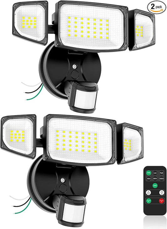 iMaihom 65W 6500LM LED Security Lights Motion Sensor Light Outdoor, 6500K by iMaihom