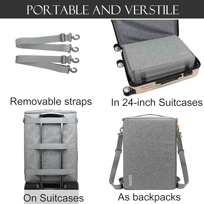 Camera Insert Bag, Shockproof &Pressure-proof Dual Opening Padded Camera Lens - Image 5