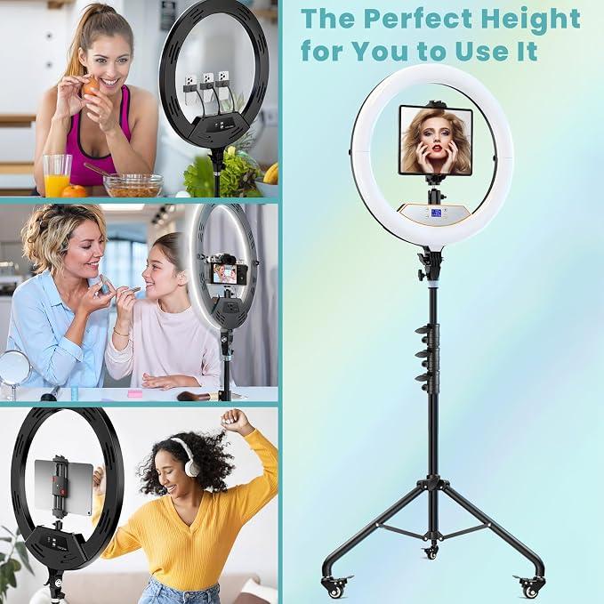 MACTREM 22" Foldable Ring Light - Image 3