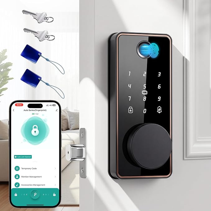 Keyless Entry Door Lock, Biquole Smart Lock, Fingerprint Door Lock | by Biquole