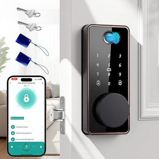 Keyless Entry Door Lock, Biquole Smart Lock, Fingerprint Door Lock | by Biquole