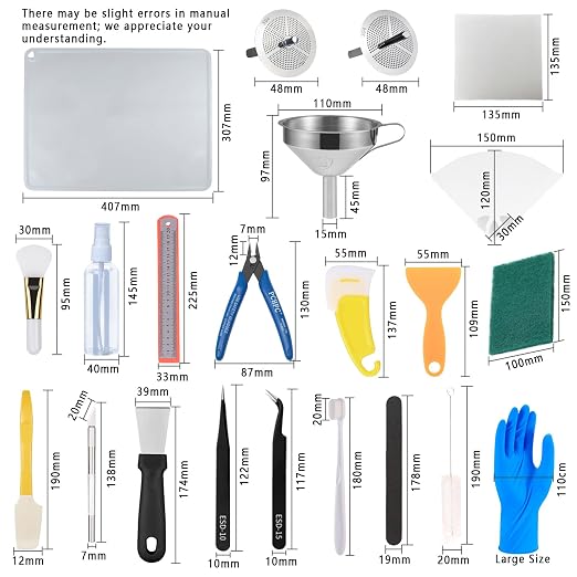 52 Pcs Resin 3D Printing Tool Kit - Image 2