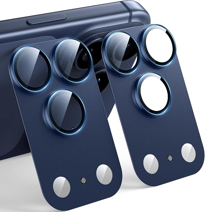 TAURI 2 Pack for iPhone 17 Pro Camera Lens Protector, Full Coverage by TAURI