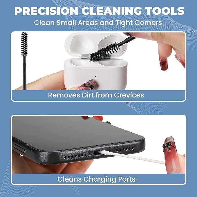Upgraded for Airpod Cleaner Kit, Putty&Swabs, Removes Earwax& Dust, Compatible - Image 5