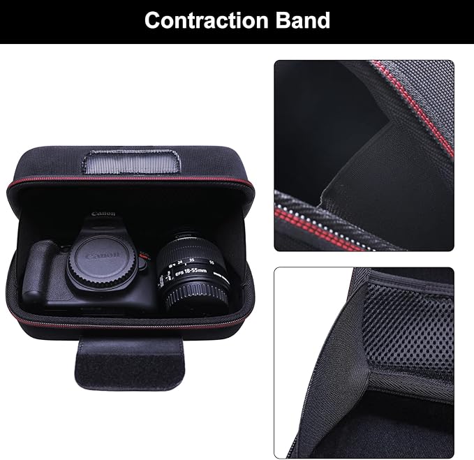 LTGEM Camera Case for Canon EOS Rebel T7 / R50 / R100 / R50 V / T6 / R8 / R10 / - Image 5