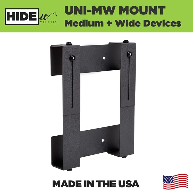 HIDEit Uni-MW Xbox 360 Wall Mount & Xbox One Wall Mount – Black Heavy Duty - Image 2