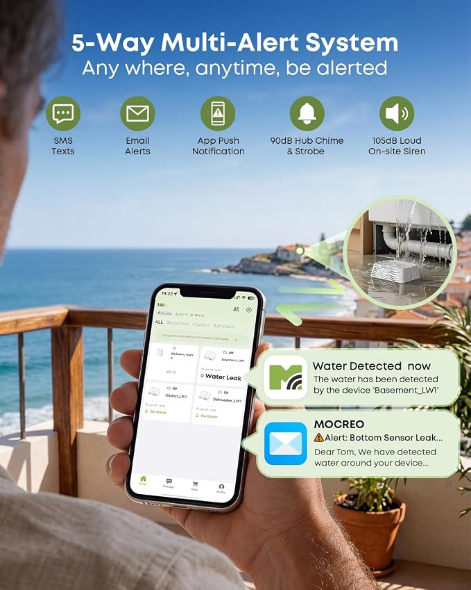 MOCREO WiFi Water Leak Detector - Image 4