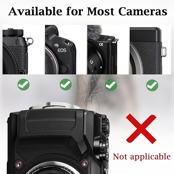 VOVMOEYA Nylon Braided Camera Rope Strap, Camera Neck Shoulder Strap - Image 4