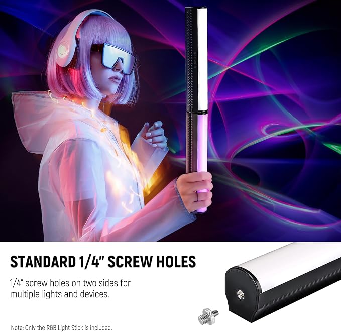 NEEWER RGB Light Wand, Magnetic Handheld Photography Video Light Stick - Image 8