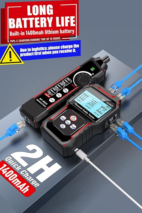 NF-8209S Network Cable Tester, RJ45 Ethernet Tester - Image 8