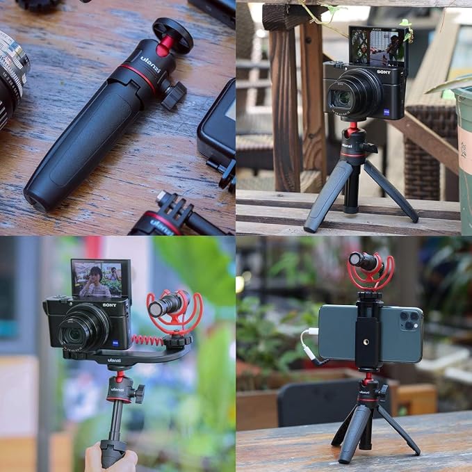 ULANZI MT-08 Extension Pole Tripod, Mini Selfie Stick Stand Handle Grip - Image 7