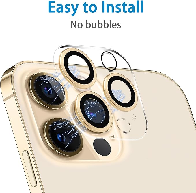 Dengduoduo 3 Pack Tempered Glass Camera Lens Protector - Image 6