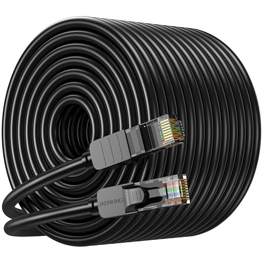 Cat 6 Ethernet Cable 250 ft, Indoor/Outdoor 26awg UTP High Speed 10Gbps by Unknown