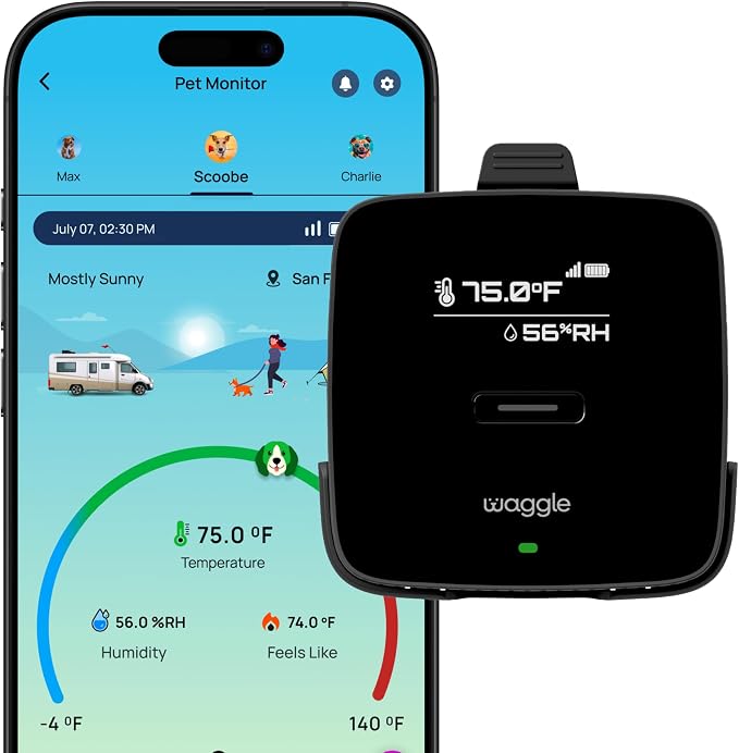Waggle 4G Pet Temperature Monitor by Waggle