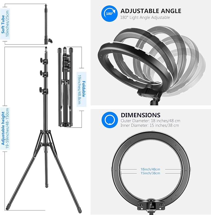 Neewer 18-inch RGB Ring Light - Image 3